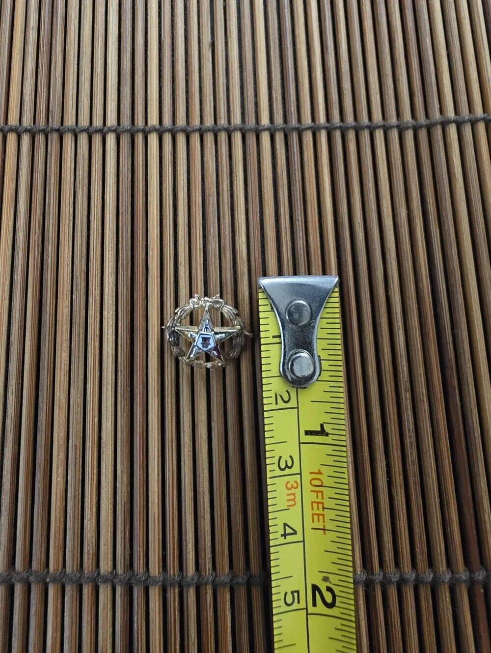 10k Eastern Star Yellow Gold Pin (Vintage)